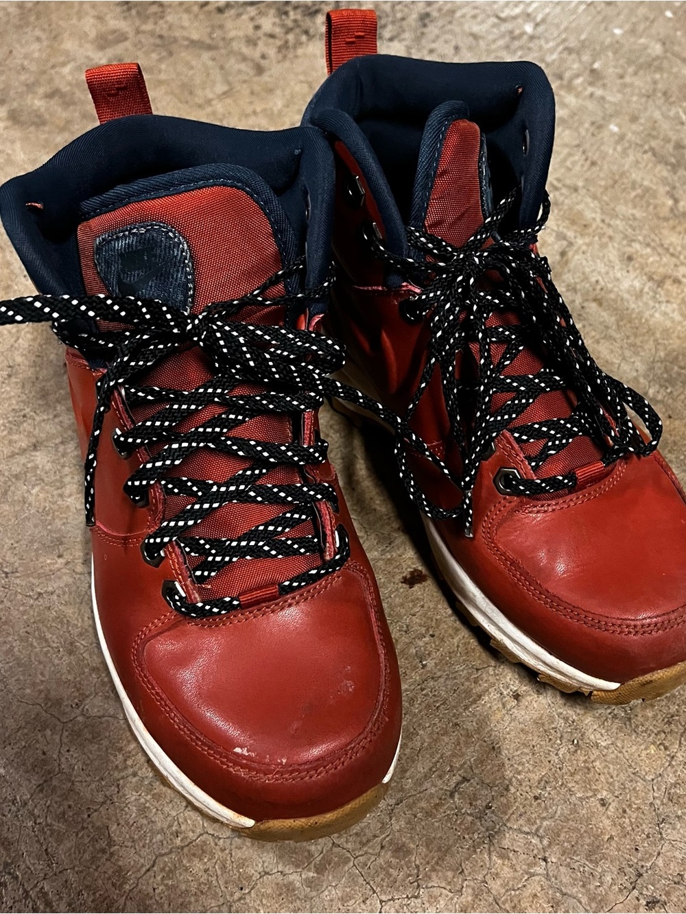 Nike Kids High-Top Boots with Black Accents